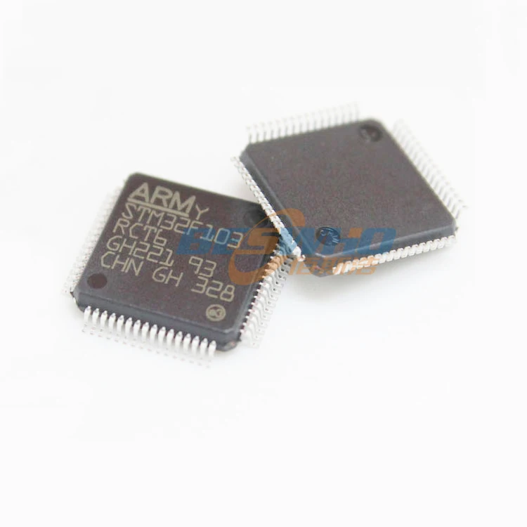 В наличии электронный компонент STM32F103RCT6 MCU 32BIT 256KB FLASH 64LQFP микроконтроллер Ic Chip