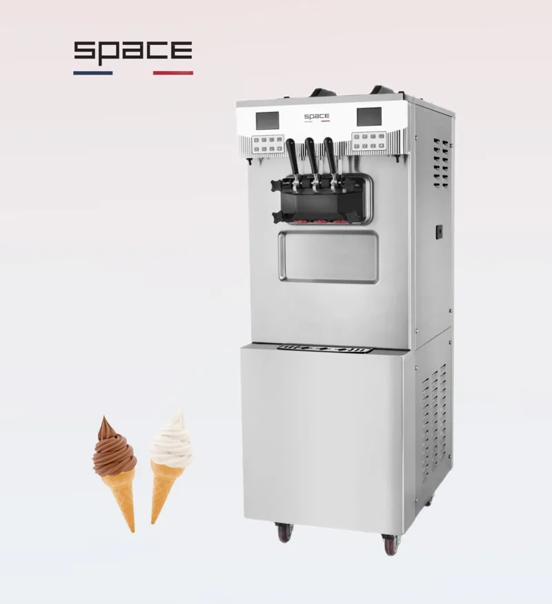 Factory Direct Supply Commercial Snack Frozen Yogurt Machine 3 in 1 Ice Cream Maker with Two LCD Screens