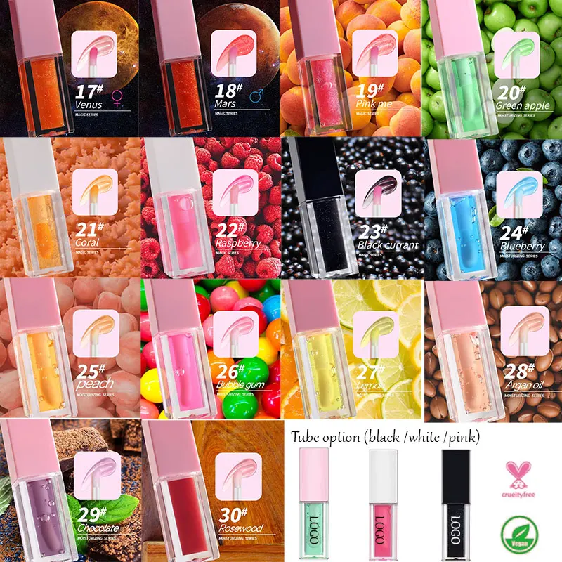 Private Label Nourishing lip balm lip oil  Hydrating Exfoliating Sugar Lip gloss