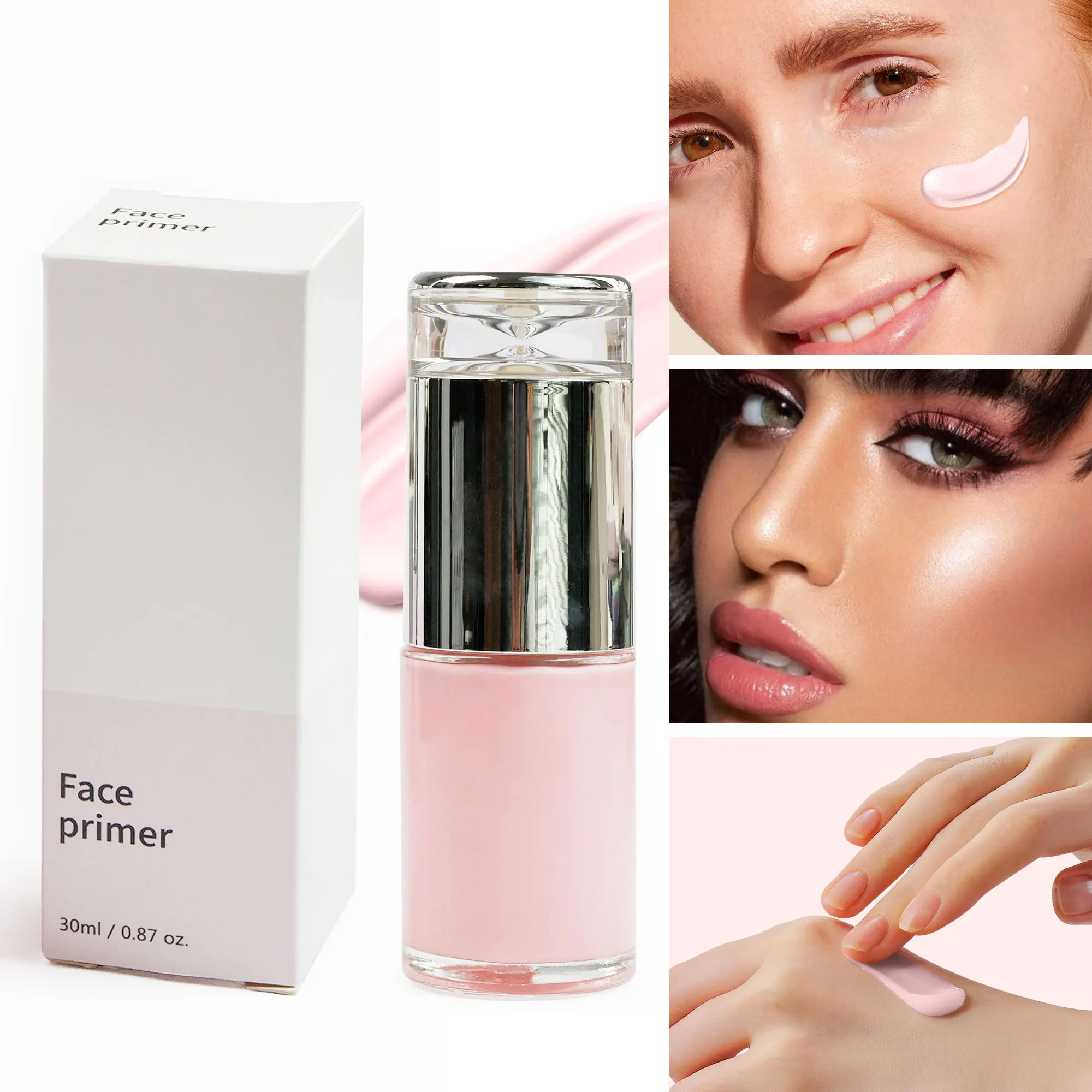 30ml Smooth Poreless Face Primer Base Private Label Invisible Pore Minimizing Face Makeup Primer