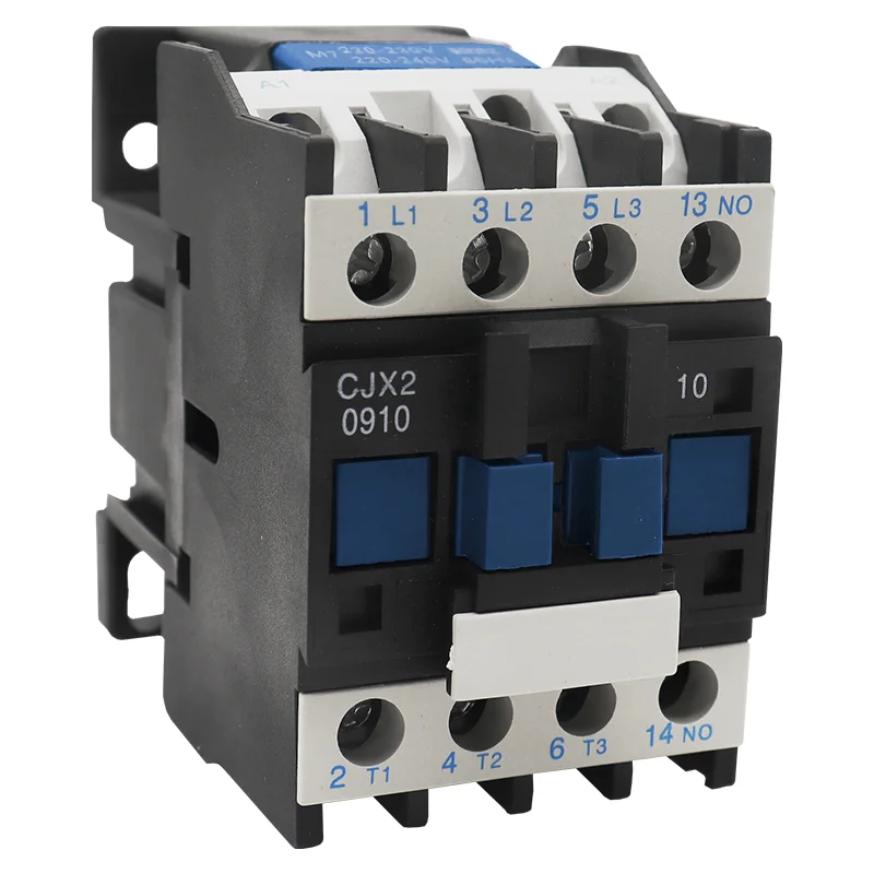 LC1D AC Contactor CJX2-0910 9A NO 3-Phase DIN Rail Mount Electric Power Contactor 24V 36V 110V 220V 380V