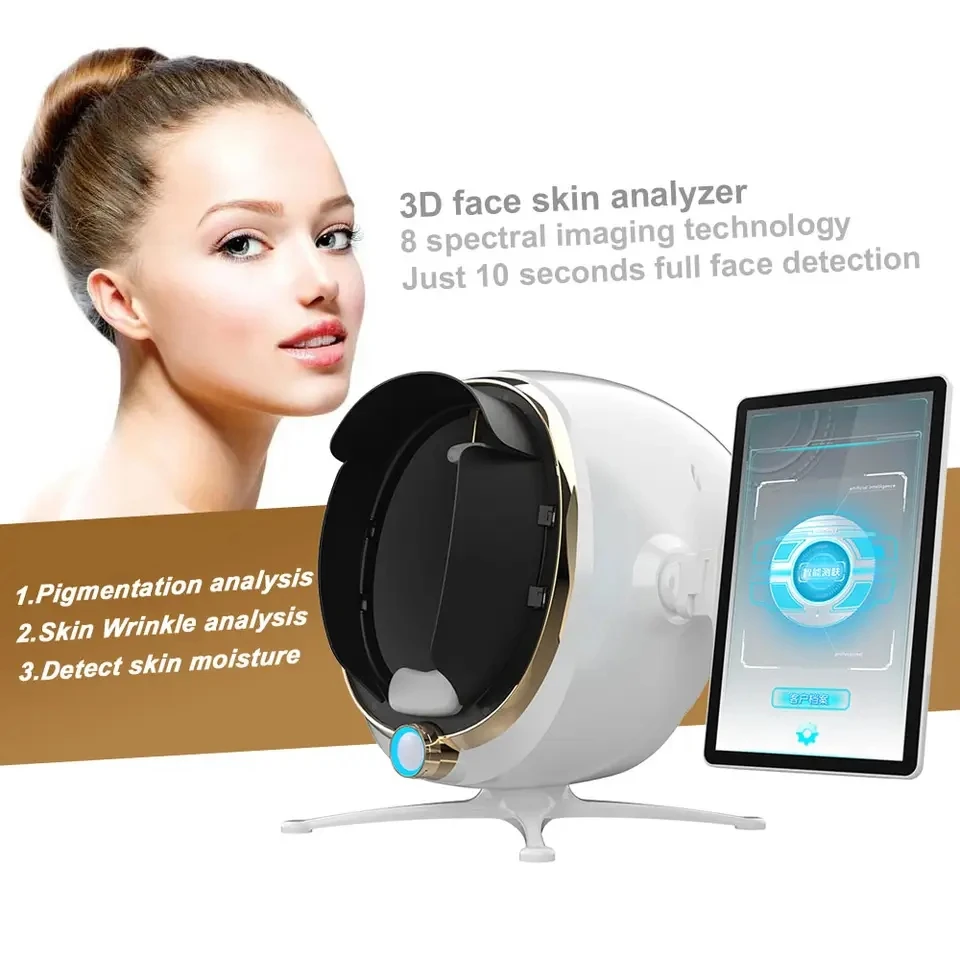 Hot Sale Products 21.5 Inch Pad 3D Magic Facial Face Skin Analyzer Mirror Skin Analysis Machine for Analyze Skin Problems