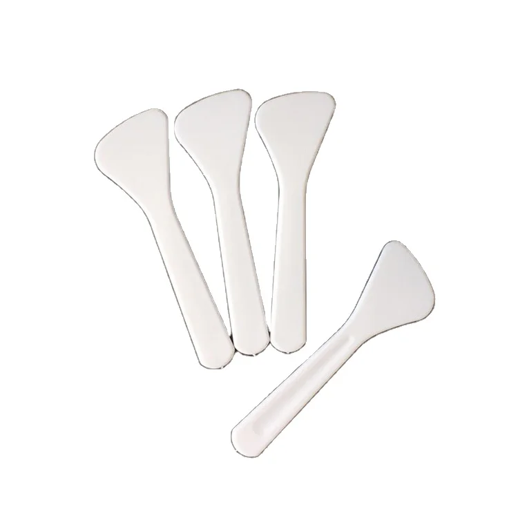 Ложка-палочка для маски лица, ложка для крема для лица для самостоятельного макияжа, инструмент для макияжа, разделенная ложка с веером