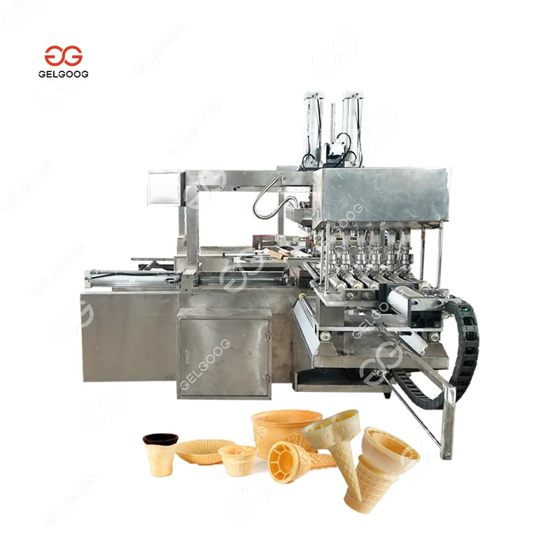 High Quality Ice Cream Sugar Wafer Cones Biscuit Cones Making Cone Ice Cream Machines