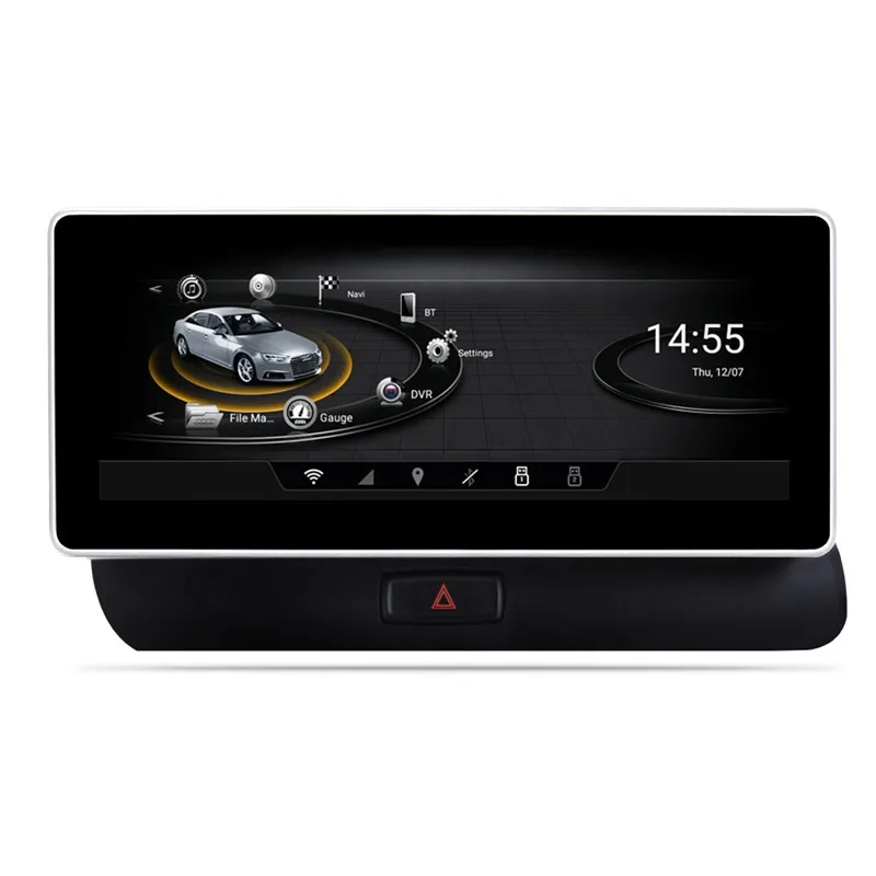 FLYFISHP  10.25 inch android 9.0 system Car gps multimedia for Audi Q5 2012-2017 with car radio