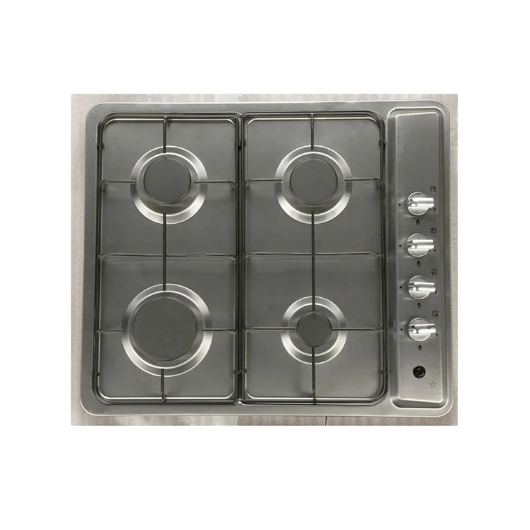 Commercial/home Top Cooktop Gas Stove 5 Burner Easy Clean Black Tempered Glass Built In Gas Hob