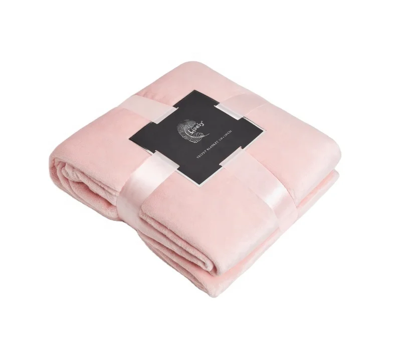 
Factory hot selling fashion warm blanket big size solid color flannel fleece throw blanket for winter 