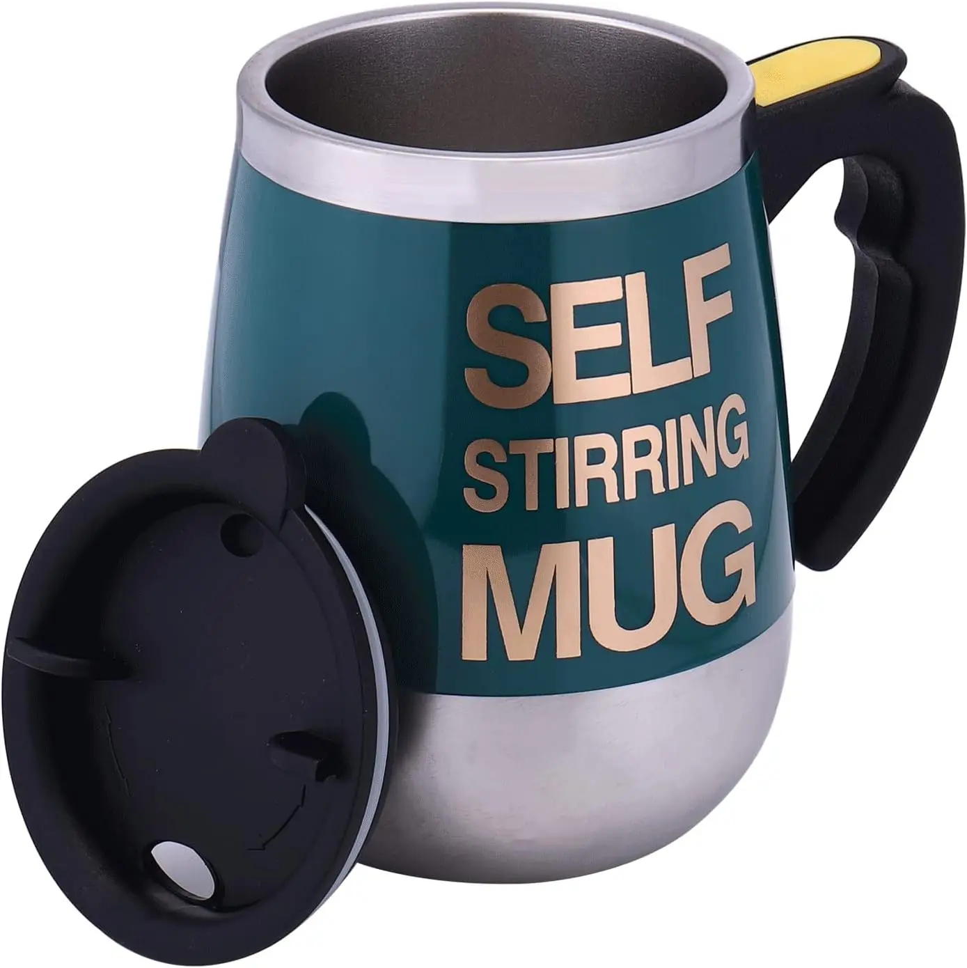 Automatic Stirring Cup Mug Rechargeable Portable Coffee Electric Stirring Stainless Steel Rotating Magnetic Home Drinking Tools