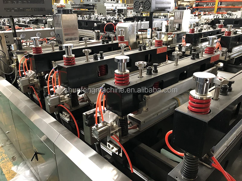 full automatic pe pp three side sealing zipper bag making machine