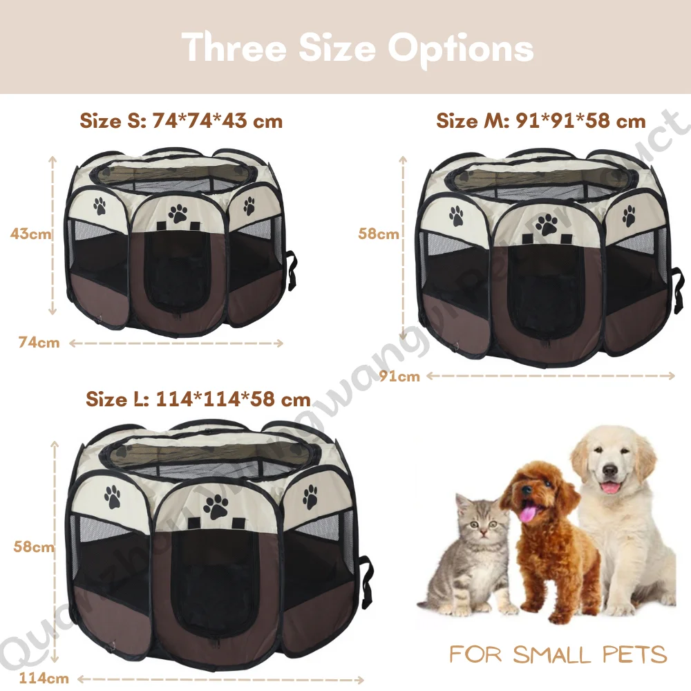 Hot Selling Portable Pet Playpen Folding Outdoor Dog Exercise Pen Tents