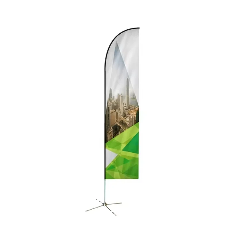 Outdoor Advertising Cheap Beach flag Flying Banner tear drop flag and feather flag banner printing