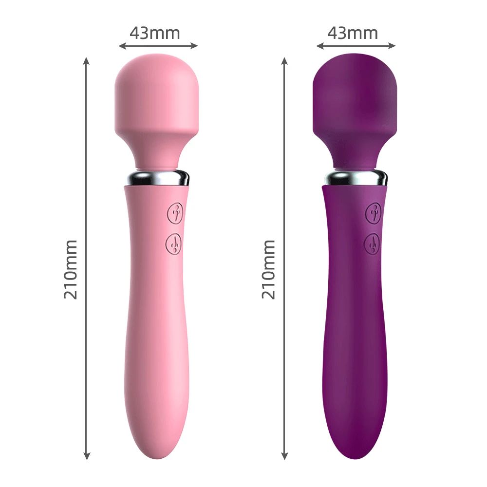 10 Mode Powerful Big Double Vibrators for Women massage Wand Body Massager Sex Toy for women Clitoris Female other Sex Products%