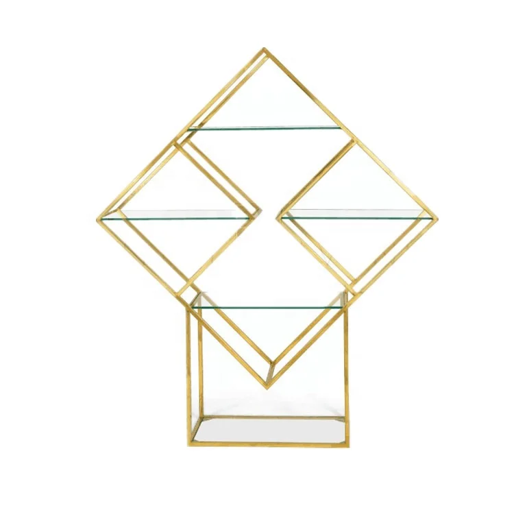 
Wholesale hot sale stainless steel wedding flower and wine display rack 