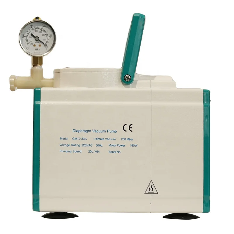 Factory Supply Anticorrosive  Diaphragm Vacuum Pump GM-0.33A with 20L/Min  with Reasonable Price