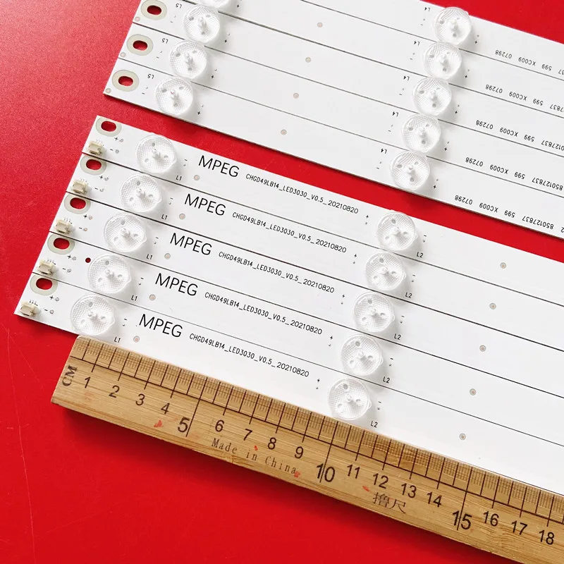 tiras led tv  49D2000 light bar UD49D6000I panel led CHGD49LB14-LED3030_V0.5_2 led backlight strip replacement for lcd tv