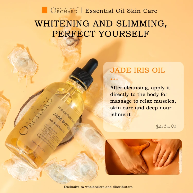 Essential oil plant bath nourish moisturize whitening and slimming mnassage SPA jade butterfly multi-use oil