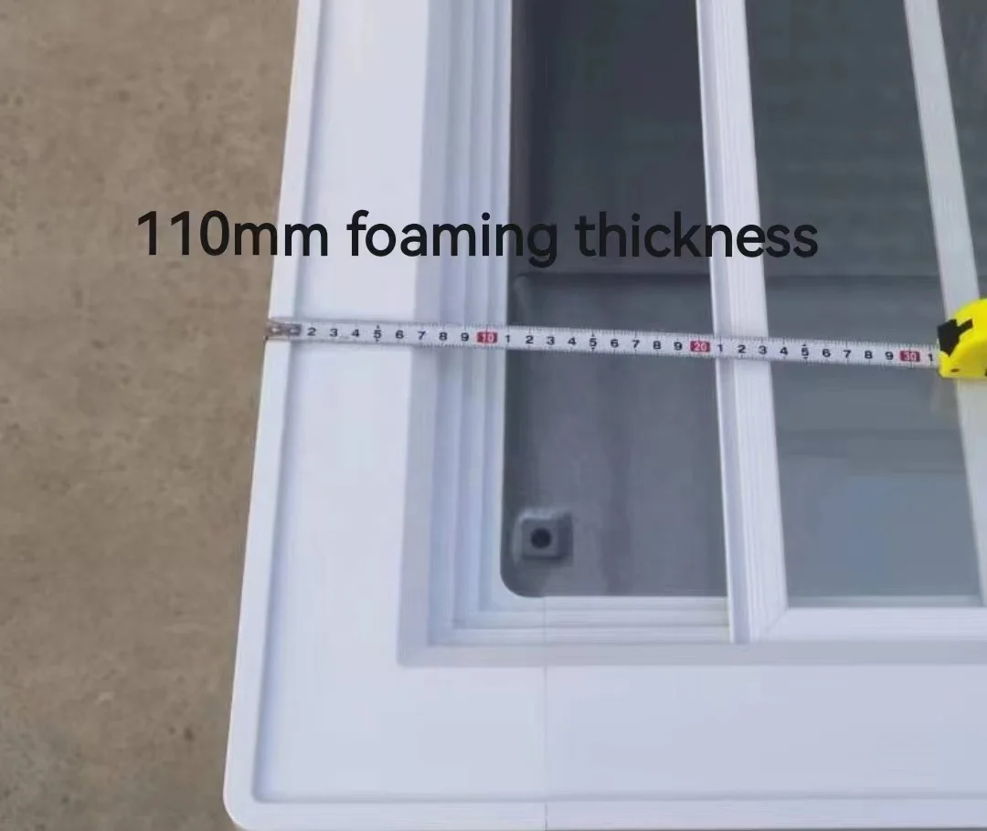 258L DC 12V dual power adapter 100mm thickness foam Battery Powered  Portable Solar chest Freezer