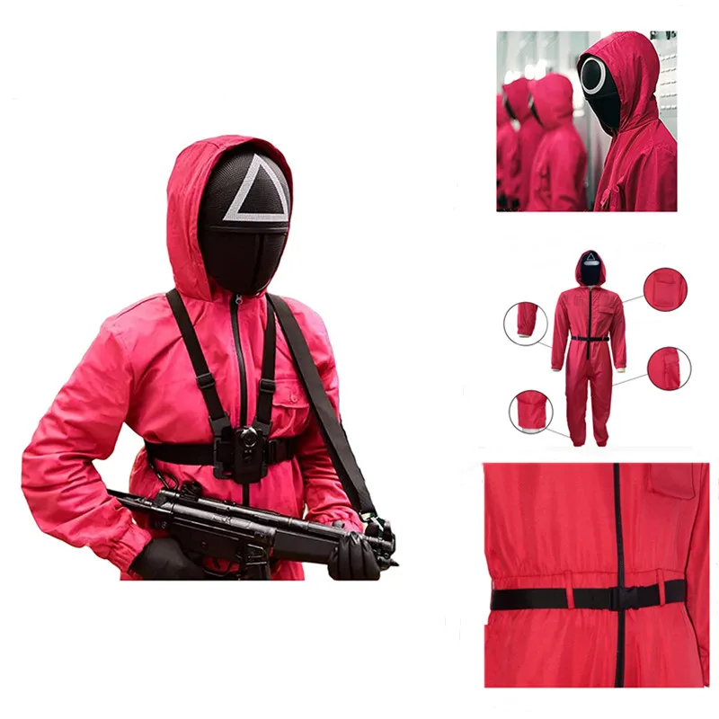 Dropshipping Agent Korean Hot TV Squid Game Cosplay Costume for Adults Halloween Party Supplies