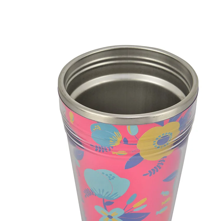 Sports Vacuum Insulated Stainless Steel Cup With Straw And Lid