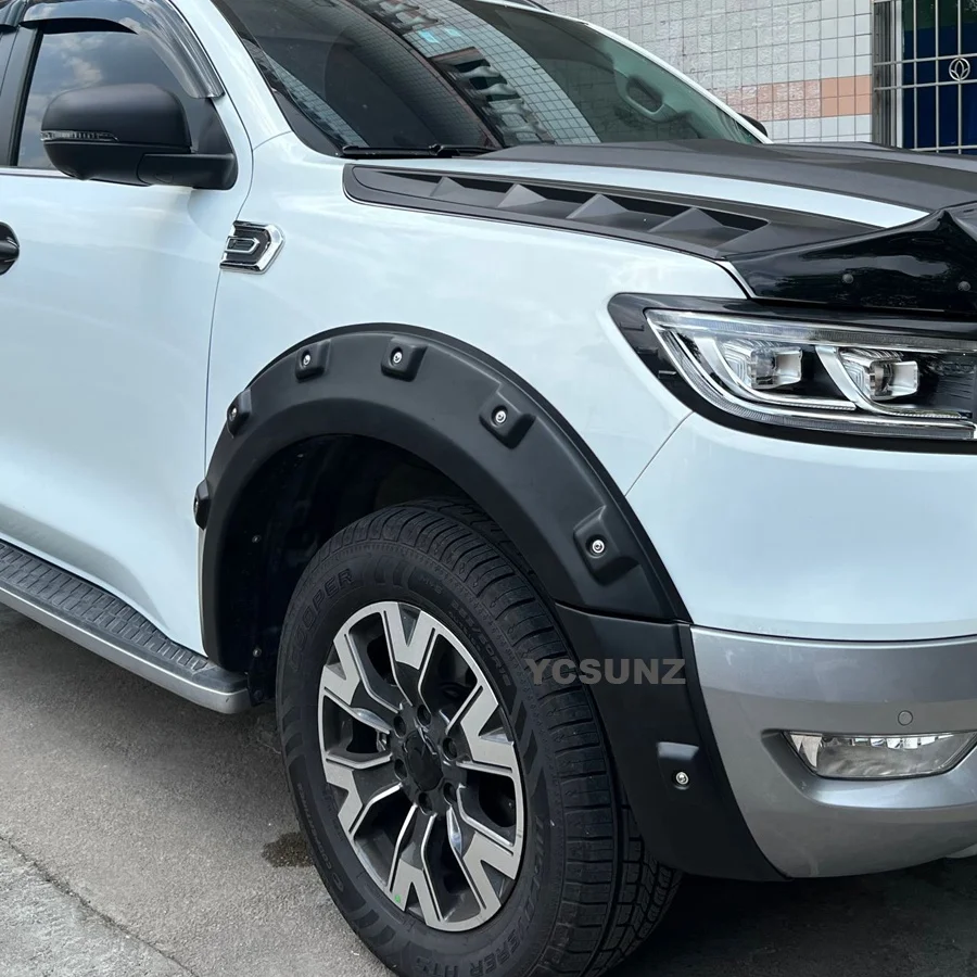 YCSUNZ Wheel Arch For Para Great Wall Pao Poer 2019 2020 20212024 Matte Black Off Road 4x4 Fender Flare GWM CANNON Accessories