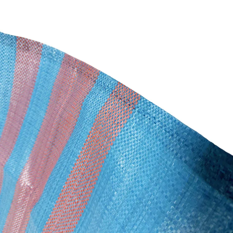 Custom blue pp sack bolsa rafia 50 kg 100 kilos pink woven plastic sack for arroz maize grain with make line to Poland