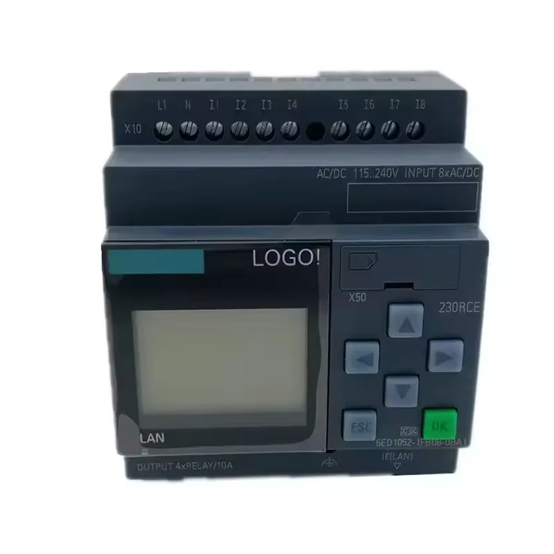 6ED1055-1MD00-0BA1 Original New PLC LOGO DM8; 24R Digital Expansion Module 24V Input/Output Programmable Controller