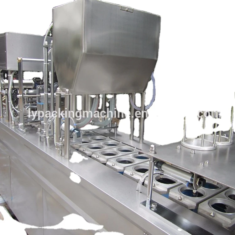 Automatic communion chocolate sauce fruit jam cup  filling and sealing machine