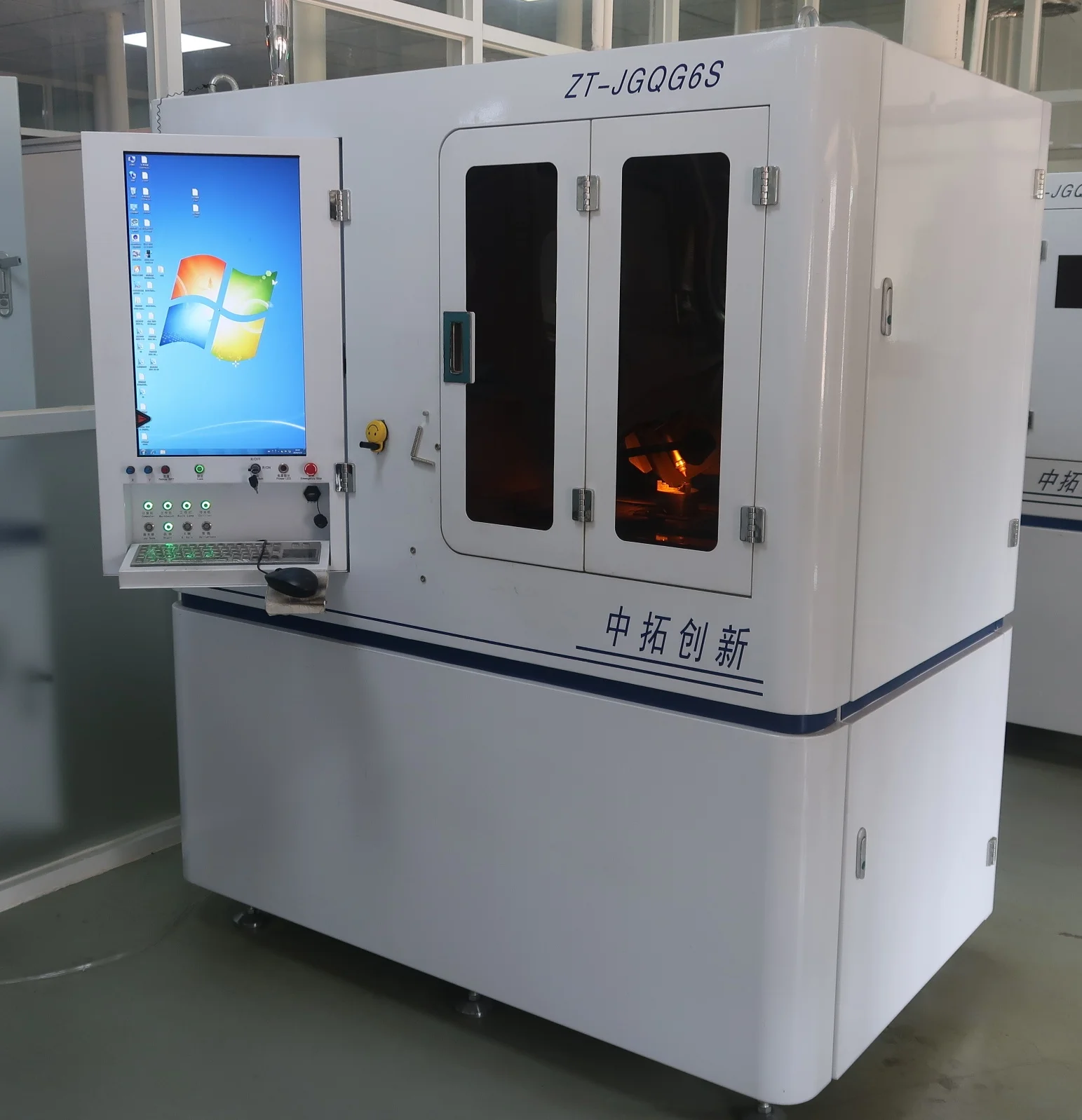 Production Workshop CNC Fiber Laser Cutting Machine For PDC Material PCD Cutting