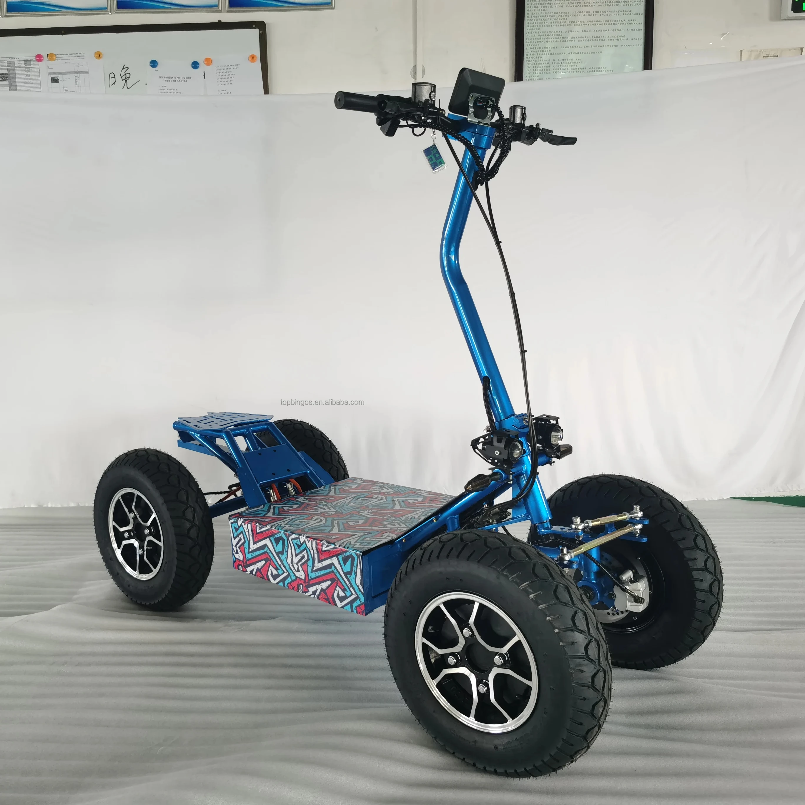 60V/6000W 4 wheel electric scooter  monopattino  electric motorbike