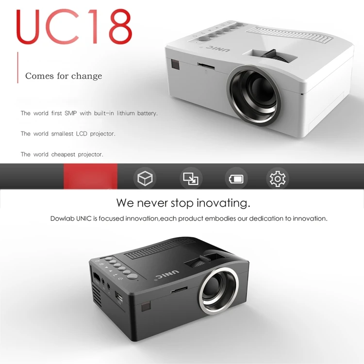 portable home theater 1080p 4k Full super clear led lcd Mini Projector for Home Cinema Office Meeting Video Game