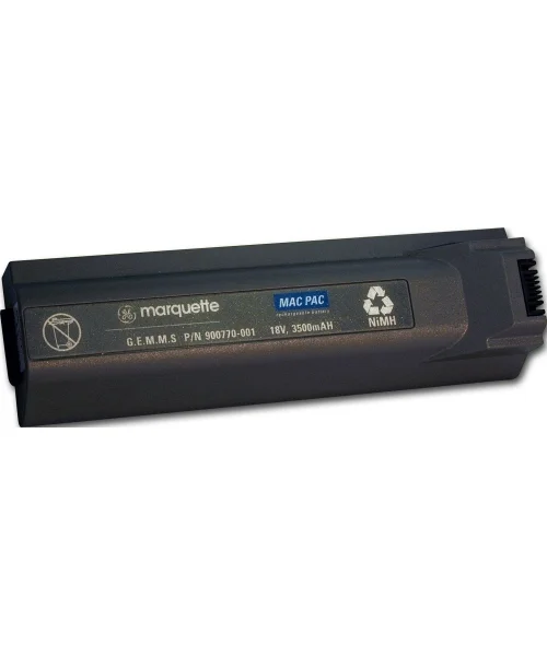 Plinma BATTERY 18V 4AH FOR ECG MAC 5000 - MAC PAC compatible for HELLIGE - MARQUETTE