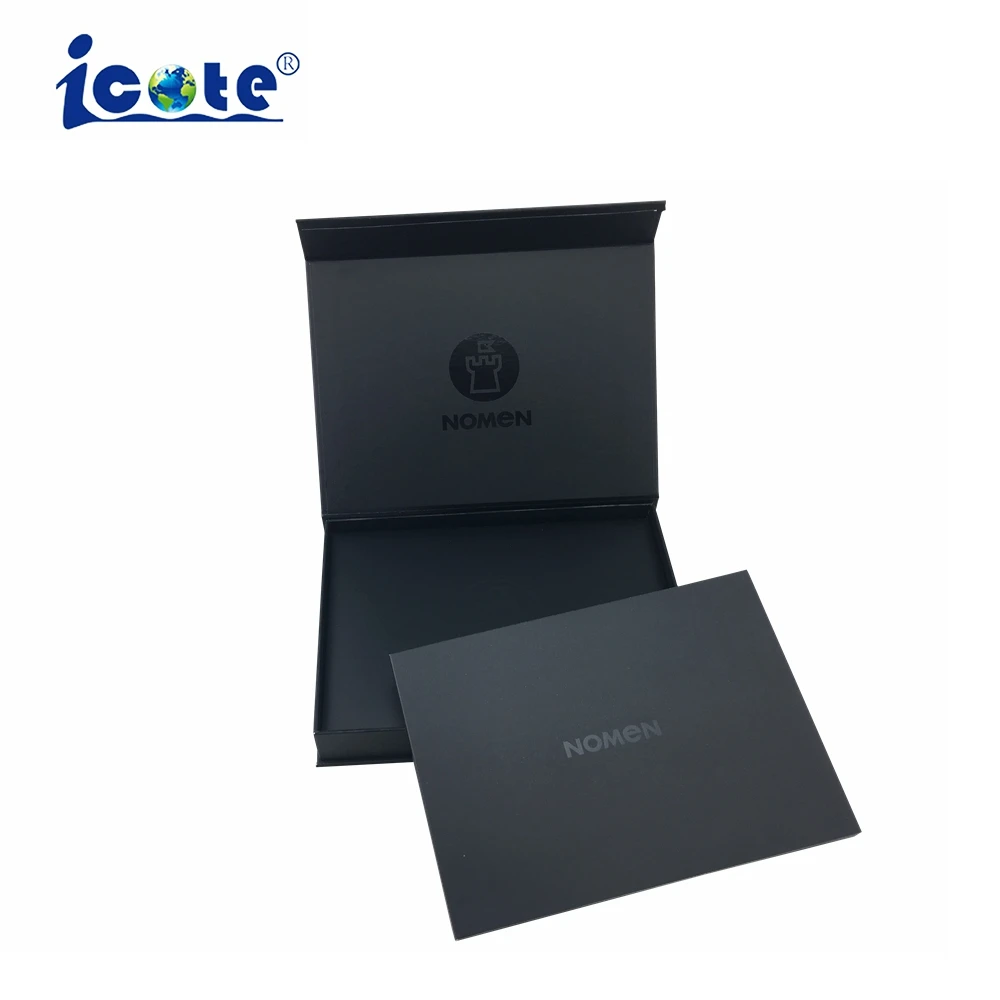 Customized Black Digital Video Brochure 7 Inch LCD Digital Video Card Black Video Box For Advertising Promotion