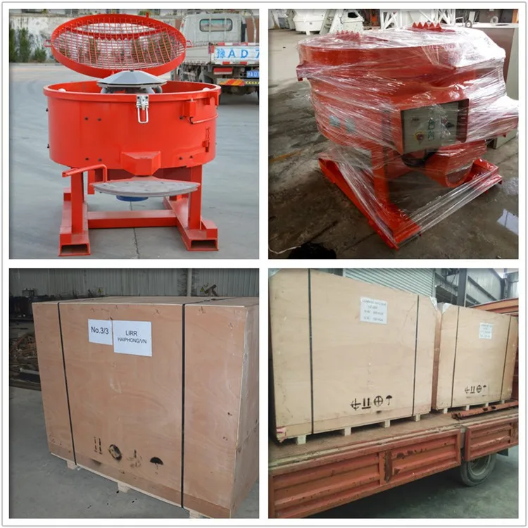 500kg High Density Material Refractory Castable Pan Mixer for Sale