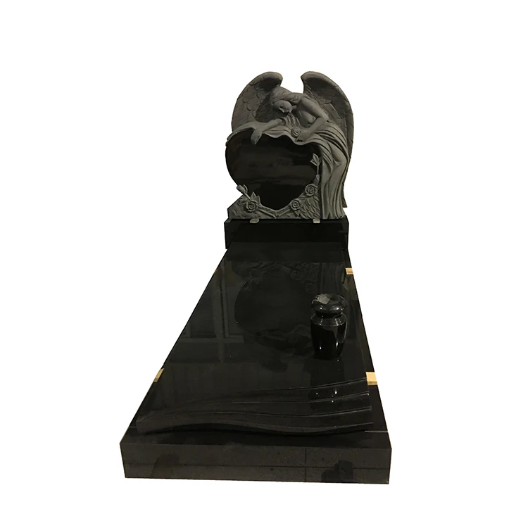 Luxury Large Granite Monument Hand Carved Marble Cemetery Headstone Family Mausoleum