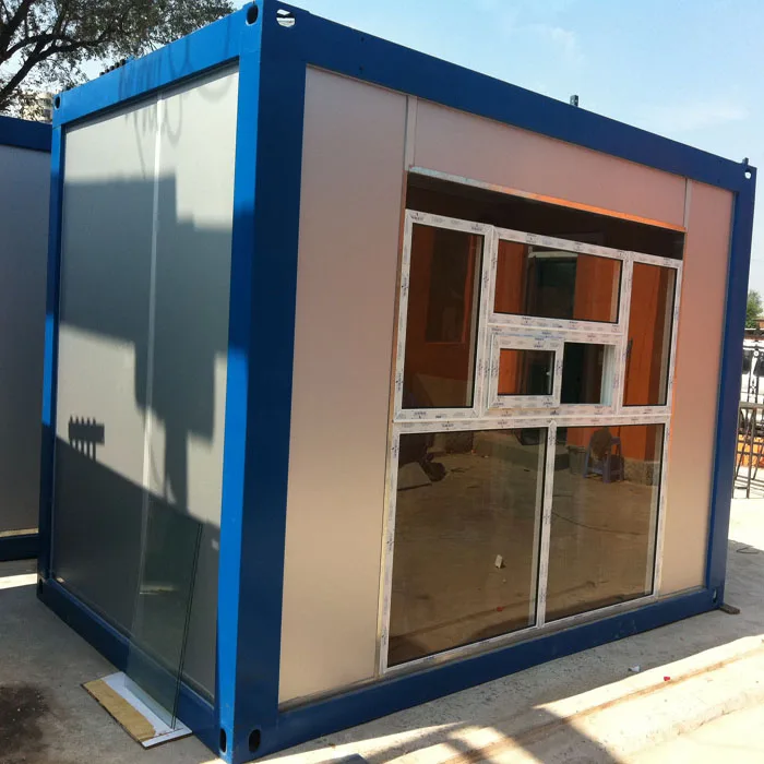 The simple container room can be used as a mobile dining car, with sufficient space and complete functions