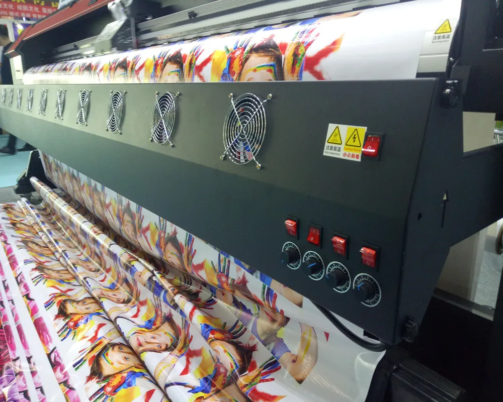3.2m Digital Large Format printer With Xp600 Head eco solvent printer Price Optional I3200 /I1600/DX5/XP600 Head inkjet printer