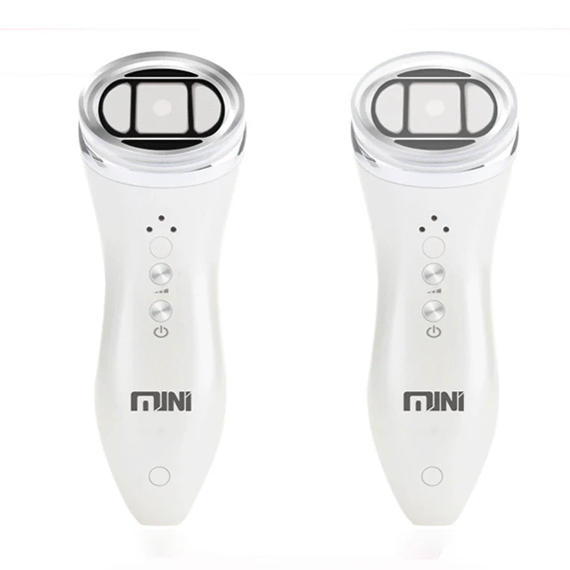 
Home Use Ultrasonic Facial Skin Care Face Lift Device Mini White Beauty Machine 