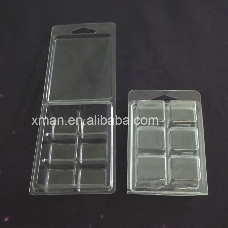 HOT SALE Clam Shell Melts Moulds for wax melt clamshell 6 cavity from China