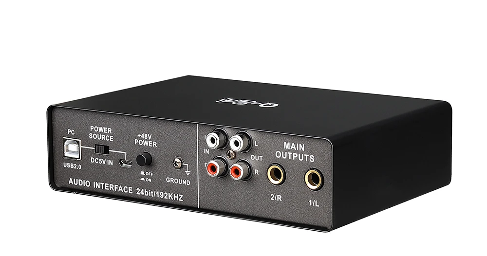 Teyun Q-24 New professional external mixer live preamplifier USB recording studio sound card audio interface