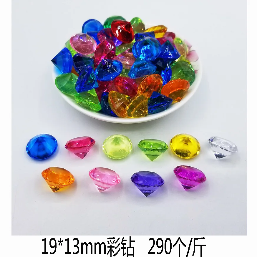 Kids toy plastic Diamond Gems fake Pirate Gems Treasure Jewels for Party Favors