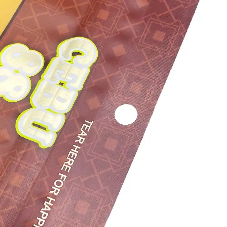Wholesale Custom Logo Plastic Vacuum Snack Mango Dried Fruit Package Pouch Dry Food Chocolate Mango Packaging Bag