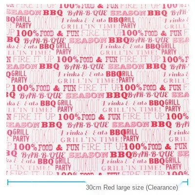 
Paper Packaging Tubes Food Grade Burger Butter Paper For Food Wrapping 