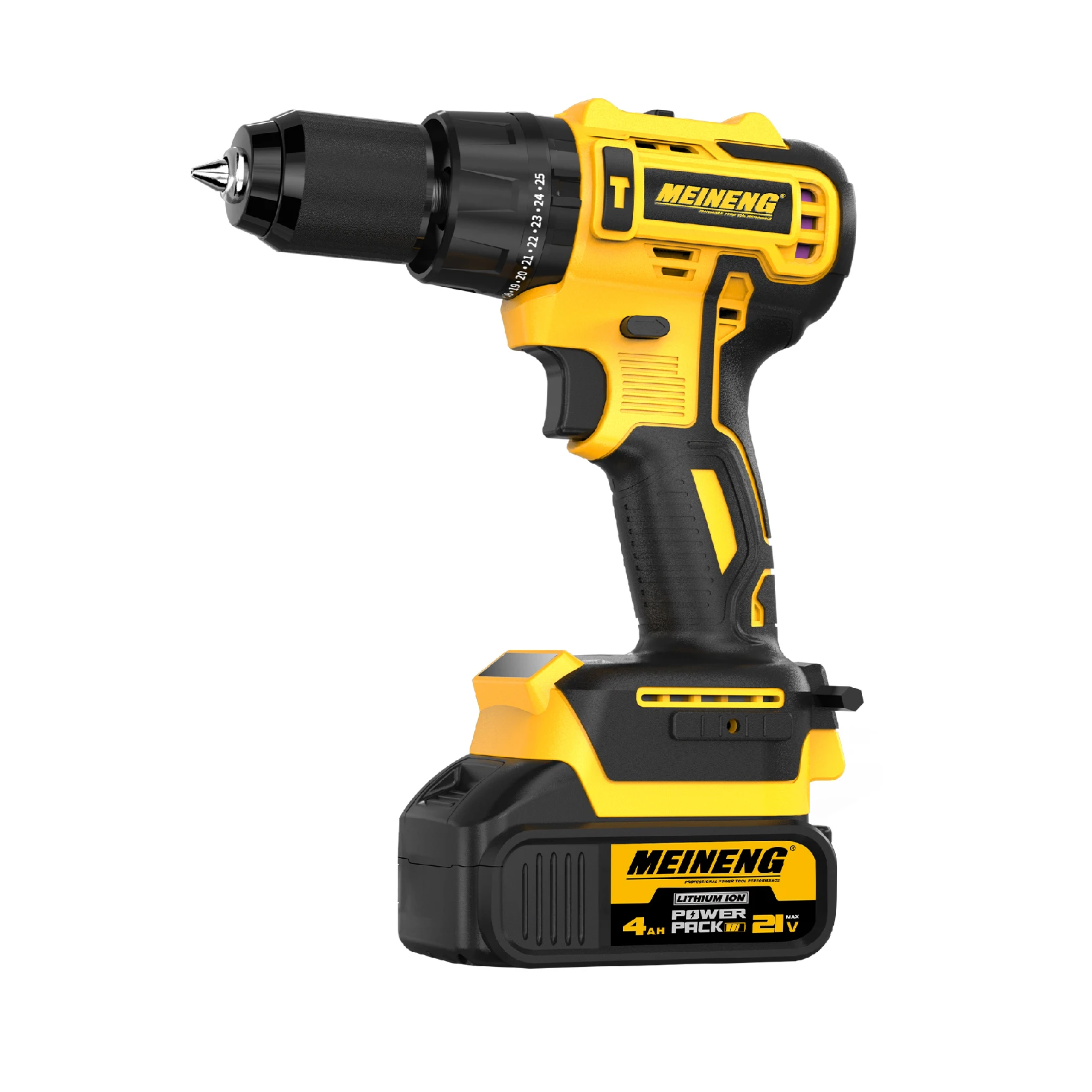 High Quality 21V Rechargeable Lithium Battery 13mm Portable Cordless Industrial Electric Drill