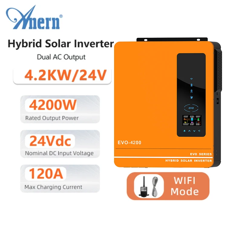 ANERN 3 кВт 5 солнечный инвертор MPPT Гибридный солнечной панели