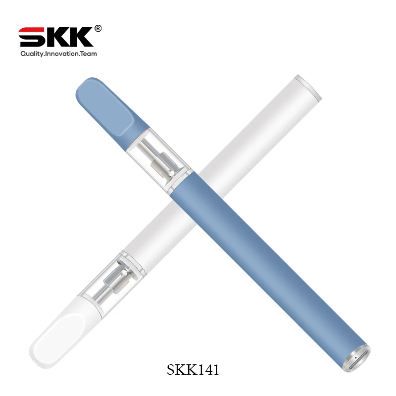 
 Электронная сигарета SKK141 одноразовая пустая, перезаряжаемая, с вакуумной активацией, с резьбой 350 мАч, 510  