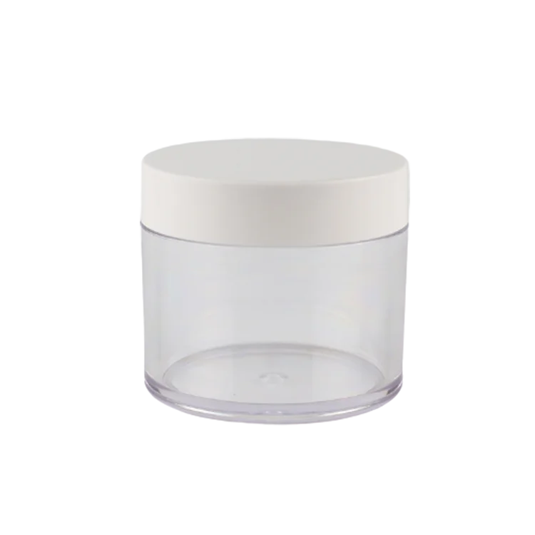 Различном качестве Petg толстостенные трубы небольшую емкость банки Чистка для лица и тела, а так же 30 г, пластиковые крем для лица с завинчивающейся крышкой