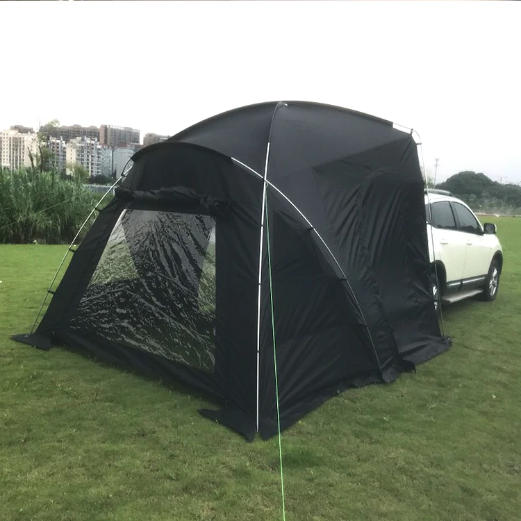 Outdoor Portable Folding Car Tent Connectable Tailgate Canopy Camping Car Rear Tent Suv van Awning Tent For Camping