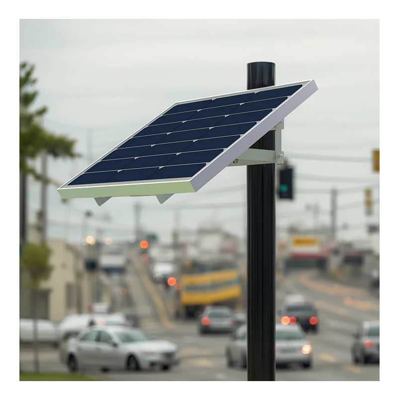 Solar Panel Cctv Intelligent 80w New Energy Outdoor Products Pole Mount Solar Energy Kit  Camera POE Router Cctv Solar Battery