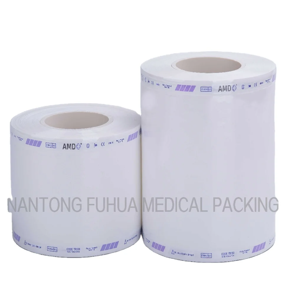 Tyvek Pouch Roll for Plasma Sterilization 150mm*70m Medical Packaging