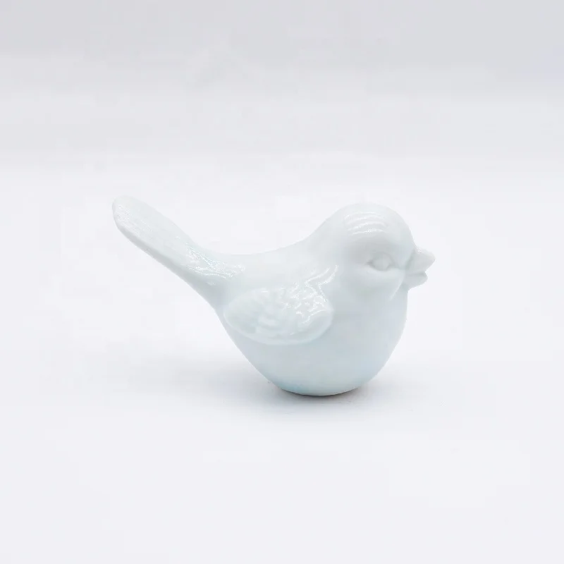 Hand-Made Craft Hot Sale Animal Statue Shape Sculpture Decoration Figurine Ceramic Bird